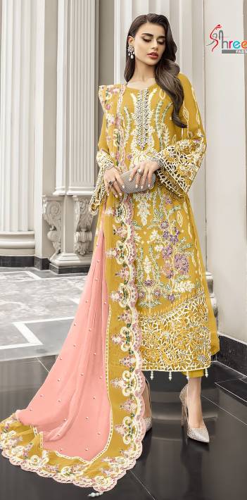 D.NO K 5171 BY SHREE FAB DESIGNER SALWAR SUIT WHOLESALER IN INDIA